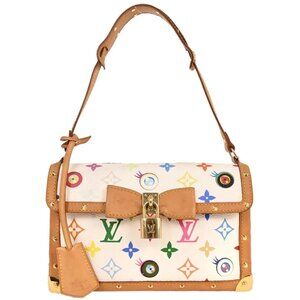Louis Vuitton White Eye Love Monogram Pochette Eye Miss You M92055